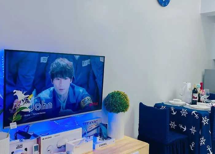 Cozy With Balcony, Bay And Golden Hour, Karaoke, Netflix, Ps4, Popcorn, Near Picc, Moa, Dlsu Taft Ave Malate, Naia Airport And Rizal Stadium Appartement *